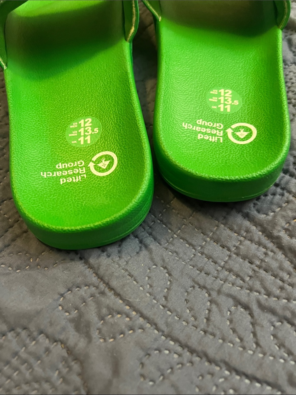 🔥LRG GREEN ADJUSTABLE SLIDES - Picture 5 of 5